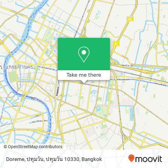 Doreme, ปทุมวัน, ปทุมวัน 10330 map