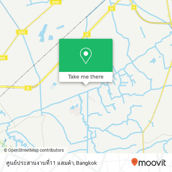 ศูนย์ประสานงานที่11 แสมดำ map