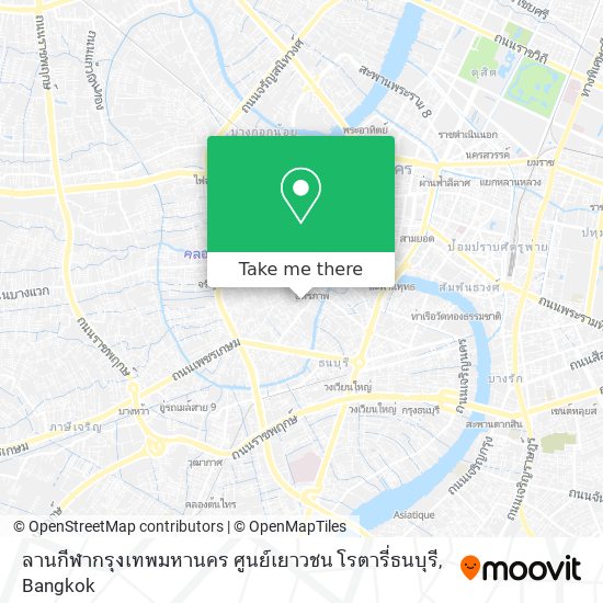 ลานกีฬากรุงเทพมหานคร ศูนย์เยาวชน โรตารี่ธนบุรี map