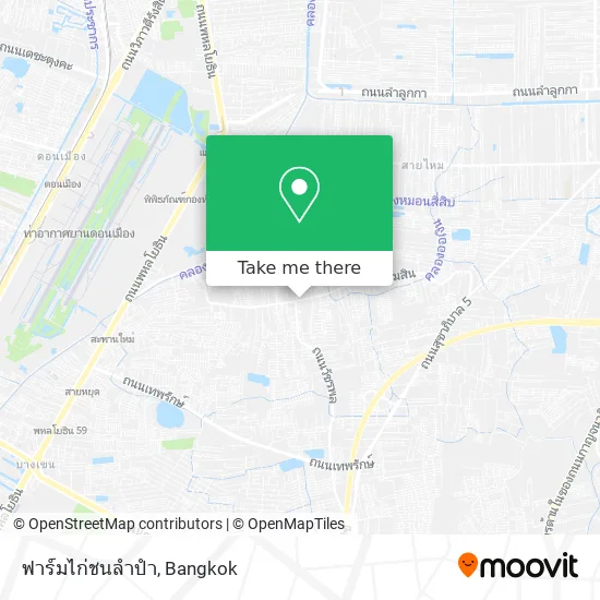 ฟาร์มไก่ชนลำปำ map