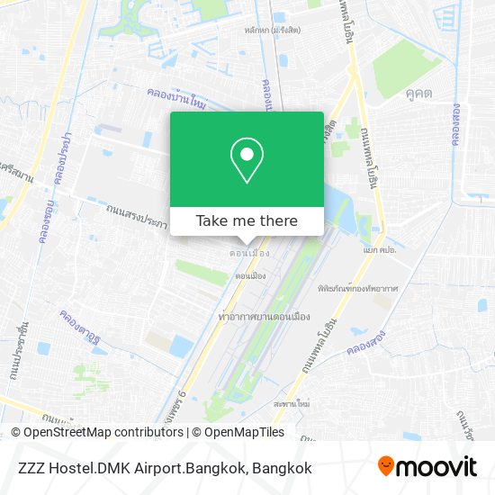 ZZZ Hostel.DMK Airport.Bangkok map