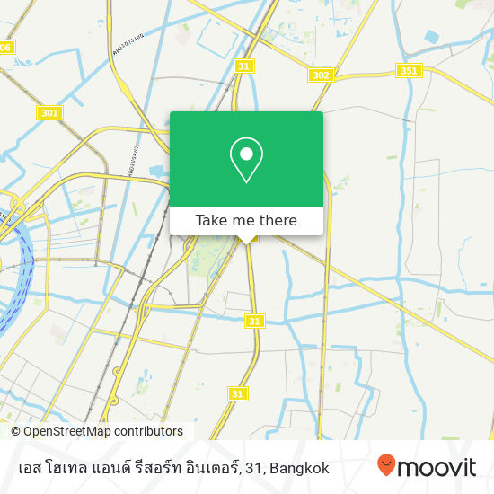 เอส โฮเทล แอนด์ รีสอร์ท อินเตอร์, 31 map