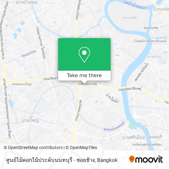 ศูนย์ไม้ดอกไม้ประดับนนทบุรี - ซอยช้าง map