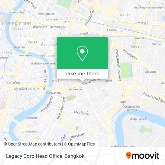 Legacy Corp Head Office map