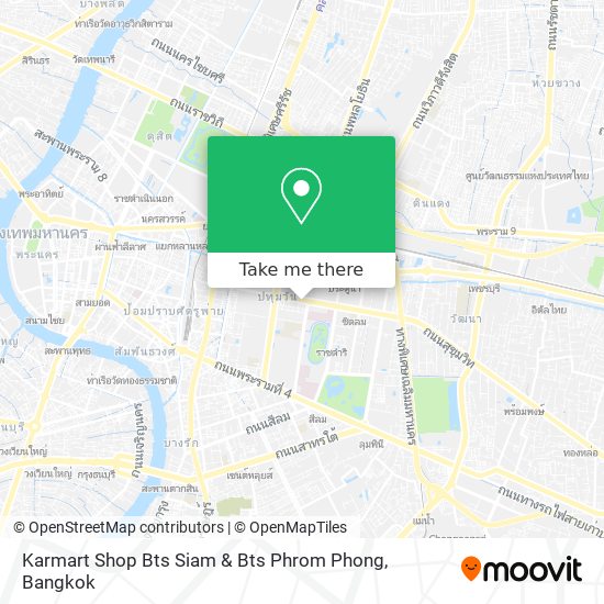 Karmart Shop Bts Siam & Bts Phrom Phong map