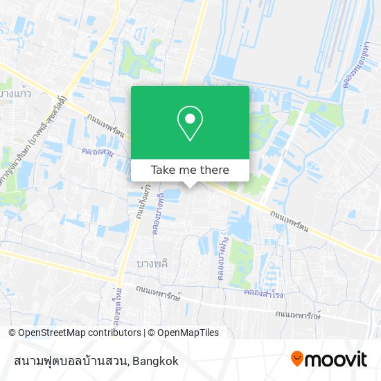 สนามฟุตบอลบ้านสวน map