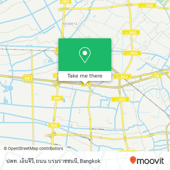 ปตท. เอ็นจีวี, ถนน บรมราชชนนี map