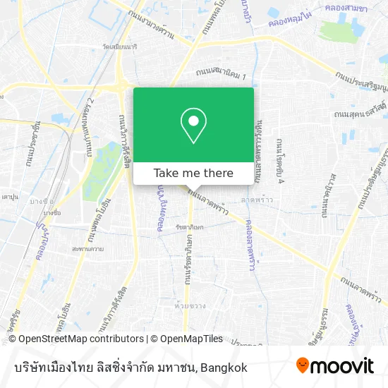 บริษัทเมืองไทย ลิสซิ่งจำกัด มหาชน map