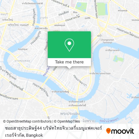 ซอยสาธุประดิษฐ์44 บริษัทไทยจิวเวลรี่แมนูแฟคเจอร์เรอร์จำกัด map