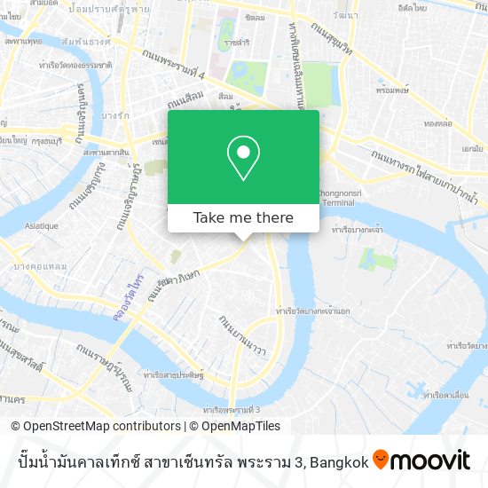 ปั๊มน้ำมันคาลเท็กซ์ สาขาเซ็นทรัล พระราม 3 map