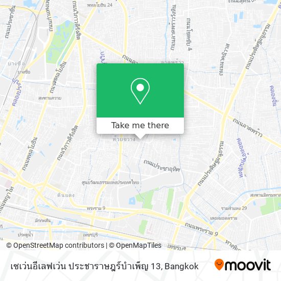 เซเว่นอีเลฟเว่น ประชาราษฎร์บำเพ็ญ 13 map