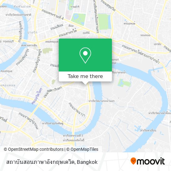 สถาบันสอนภาษาอังกฤษเดวิด map