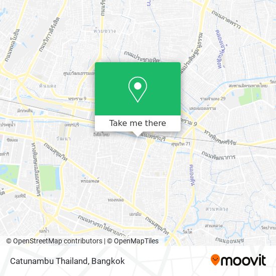 Catunambu Thailand map