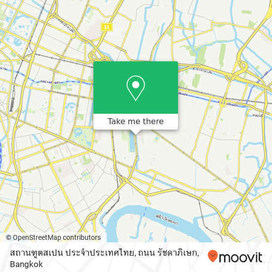 สถานฑูตสเปน ประจำประเทศไทย, ถนน รัชดาภิเษก map