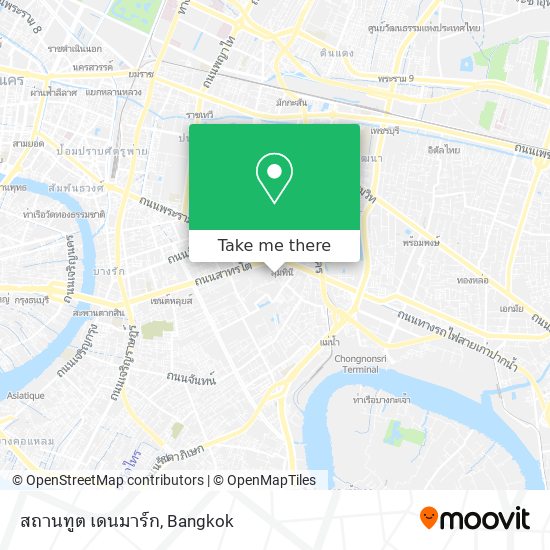 สถานทูต เดนมาร์ก map