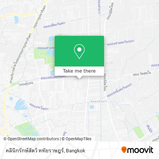 คลินิกรักษ์สัตว์ หทัยราษฎร์ map