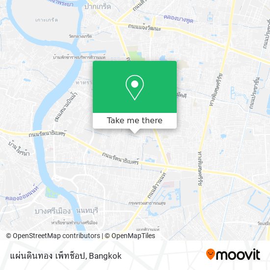 แผ่นดินทอง เพ็ทช็อป map