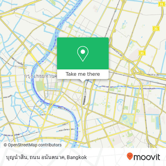 บุญนำสิน, ถนน อนันตนาค map