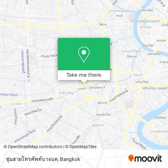 ชุมสายโทรศัพท์บางแค map