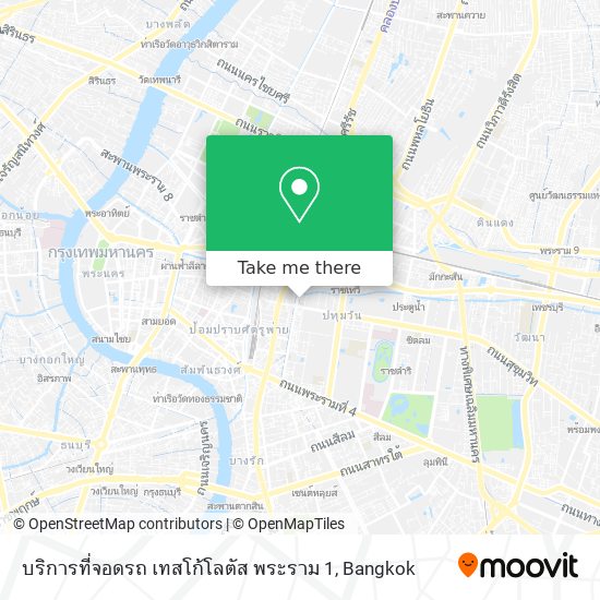 บริการที่จอดรถ เทสโก้โลตัส พระราม 1 map