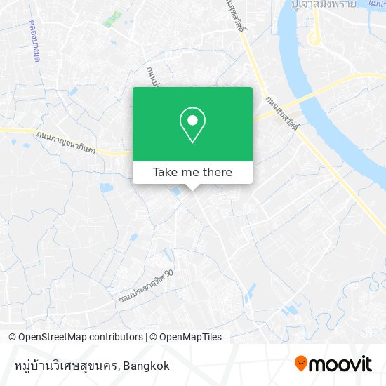 หมู่บ้านวิเศษสุขนคร map