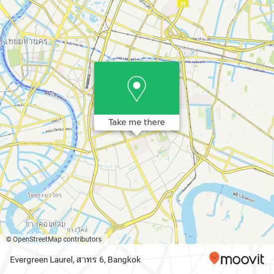 Evergreen Laurel, สาทร 6 map