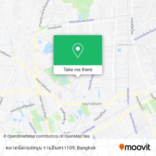 ตลาดนัดกองหนุน รามอินทรา109 map