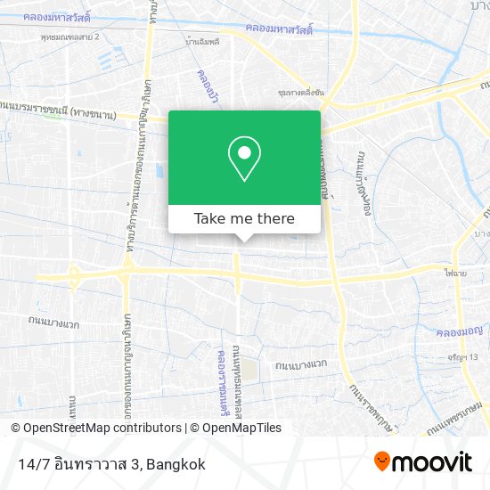 14/7 อินทราวาส 3 map