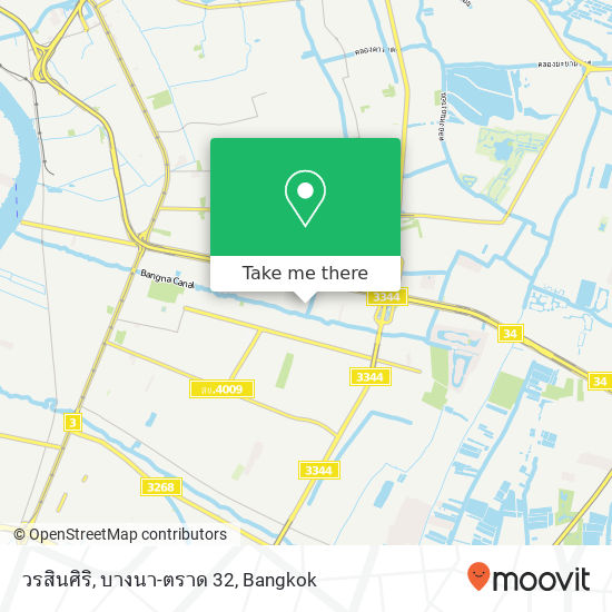 วรสินศิริ, บางนา-ตราด 32 map