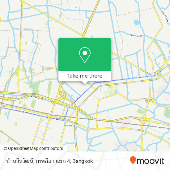 บ้านวีรวัฒน์, เทพลีลา แยก 4 map