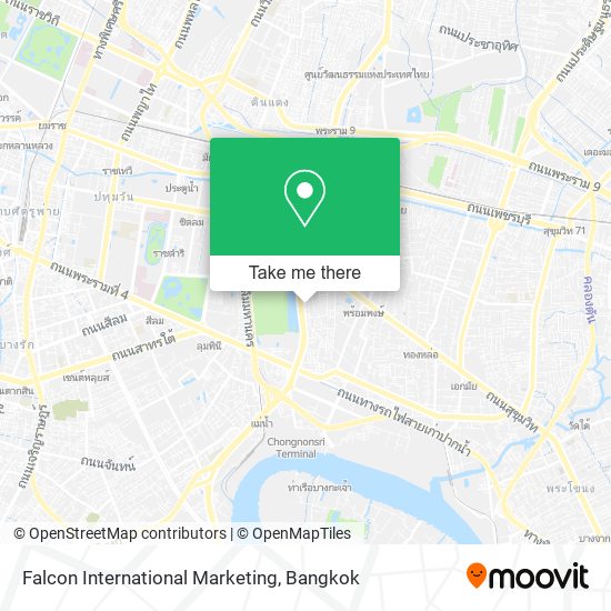 Falcon International Marketing map
