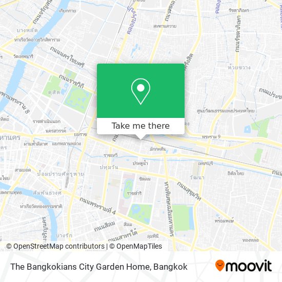 The Bangkokians City Garden Home map