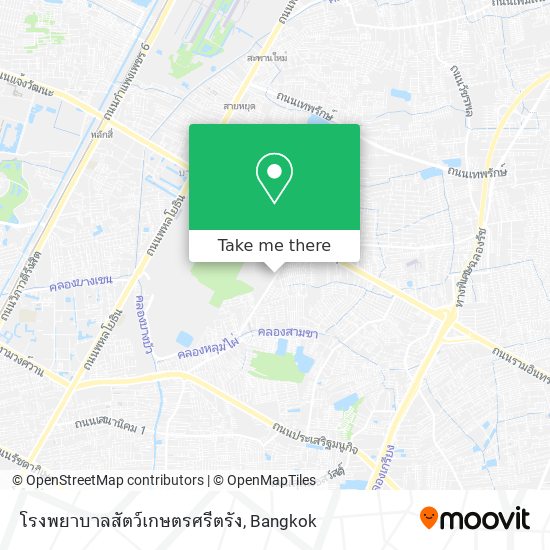 โรงพยาบาลสัตว์เกษตรศรีตรัง map