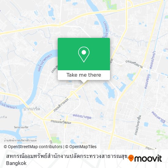 สหกรณ์ออมทรัพย์สำนักงานปลัดกระทรวงสาธารณสุข map