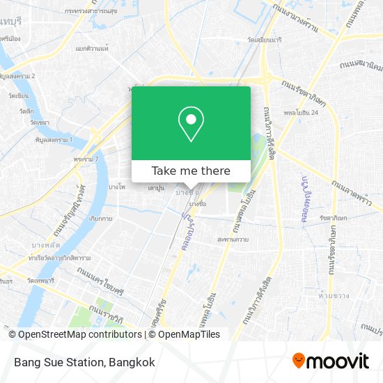 Bang Sue Station map