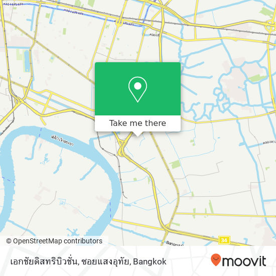 เอกชัยดิสทริบิวชั่น, ซอยแสงอุทัย map