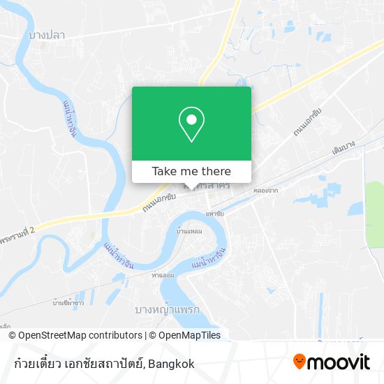 ก๋วยเตี๋ยว เอกชัยสถาปัตย์ map