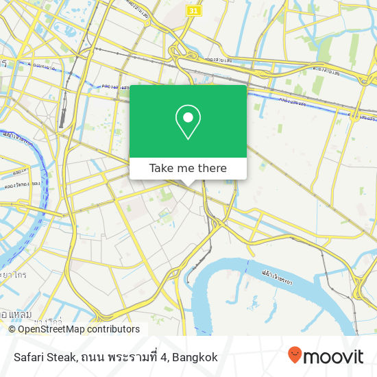 Safari Steak, ถนน พระรามที่ 4 map