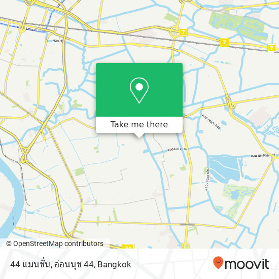 44 แมนชั่น, อ่อนนุช 44 map