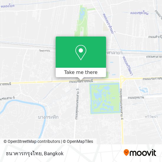 ธนาคารกรุงไทย map
