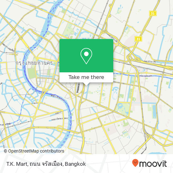 T.K. Mart, ถนน จรัสเมือง map