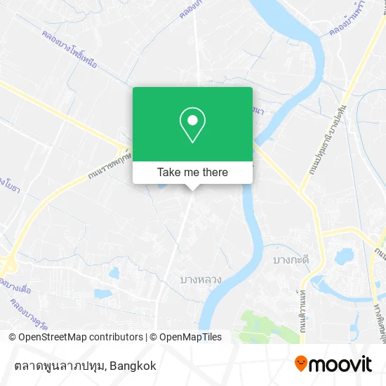 ตลาดพูนลาภปทุม map