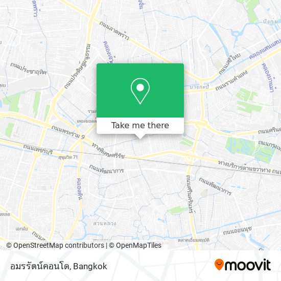 อมรรัตน์คอนโด map