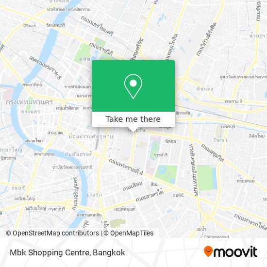 Mbk Shopping Centre map