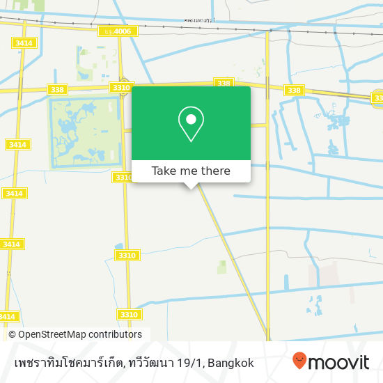 เพชราทิมโชคมาร์เก็ต, ทวีวัฒนา 19 / 1 map