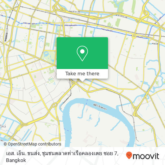 เอส. เอ็น. ขนส่ง, ชุมชนตลาดท่าเรือคลองเตย ซอย 7 map