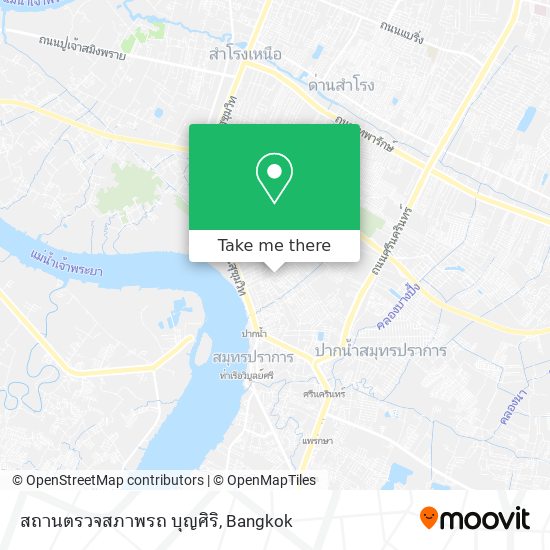 สถานตรวจสภาพรถ บุญศิริ map