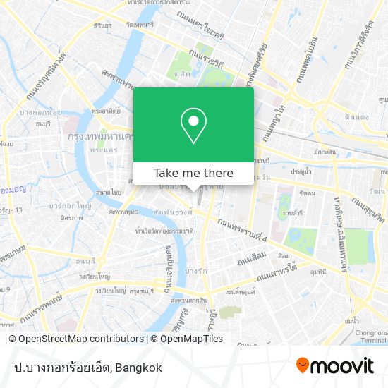 ป.บางกอกร้อยเอ็ด map