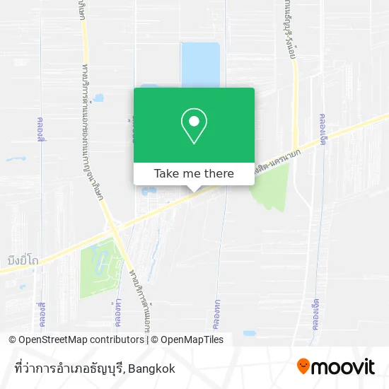 ที่ว่าการอำเภอธัญบุรี map
