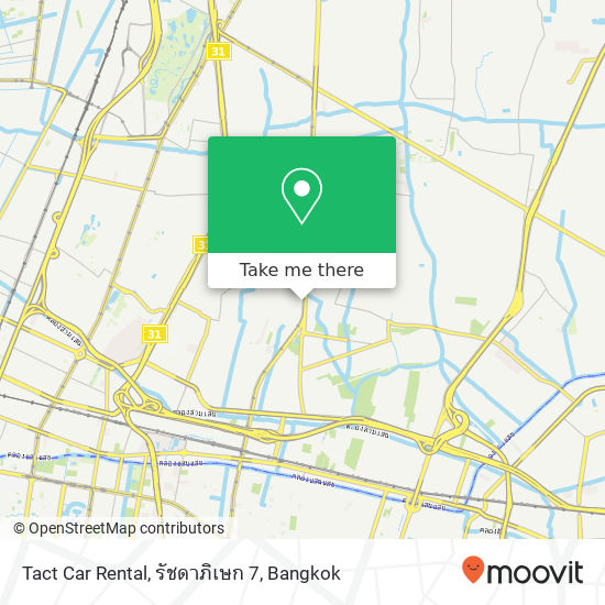 Tact Car Rental, รัชดาภิเษก 7 map